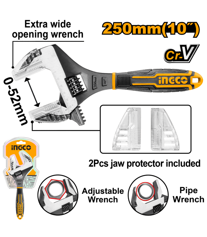 Llave Ajustable 2 EN 1 250MM 10"