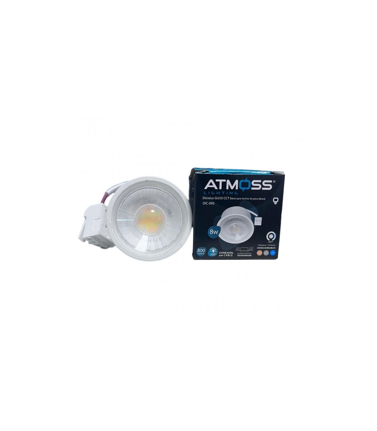 Modulo LED plano 8W 800Lm 100º IP44 CCT