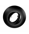 Aro Empotrable Basculante Redondo MAX100 Negro