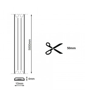 Tira Flexible COB LDV 10W 990Lm/M 320Led/m IP67 DC24V -5 Metros-