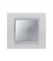 Tecla individual para mecanismo de persianas con 3 posiciones (subida, bajada y paro) aluminio Simon 82