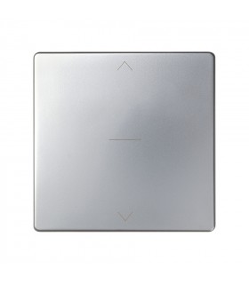 Tecla individual para mecanismo de persianas con 3 posiciones (subida, bajada y paro) aluminio Simon 82