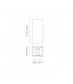 Aplique Led De Pared REX 10W 1180LM IP65 CCT Blanco
