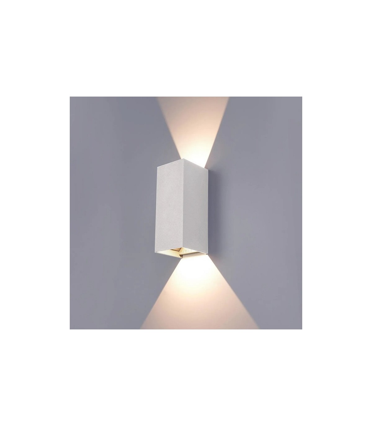 Aplique Led De Pared REX 10W 1180LM IP65 CCT Blanco