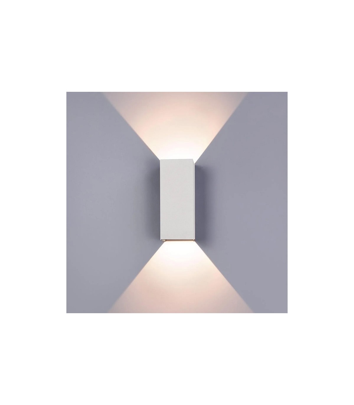 Aplique Led De Pared REX 10W 1180LM IP65 CCT Blanco