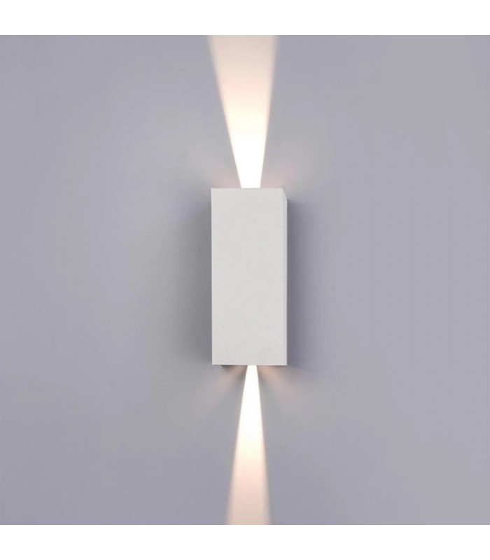 Aplique Led De Pared REX 10W 1180LM IP65 CCT Blanco