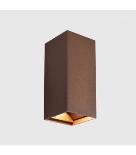 Aplique Led De Pared REX 10W 1180LM IP65 CCT Óxido Corten