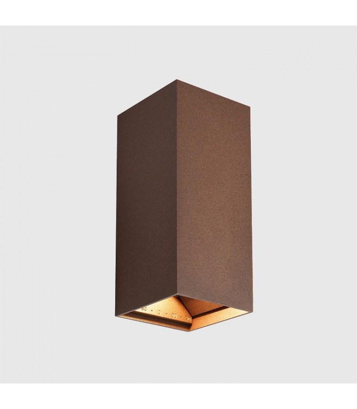 Aplique Led De Pared REX 10W 1180LM IP65 CCT Óxido Corten