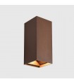 Aplique Led De Pared REX 10W 1180LM IP65 CCT Óxido Corten