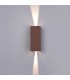Aplique Led De Pared REX 10W 1180LM IP65 CCT Óxido Corten