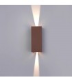 Aplique Led De Pared REX 10W 1180LM IP65 CCT Óxido Corten