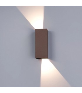 Aplique Led De Pared REX 10W 1180LM IP65 CCT Óxido Corten