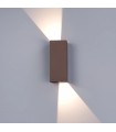 Aplique Led De Pared REX 10W 1180LM IP65 CCT Óxido Corten