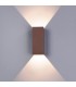 Aplique Led De Pared REX 10W 1180LM IP65 CCT Óxido Corten