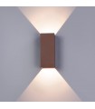 Aplique Led De Pared REX 10W 1180LM IP65 CCT Óxido Corten