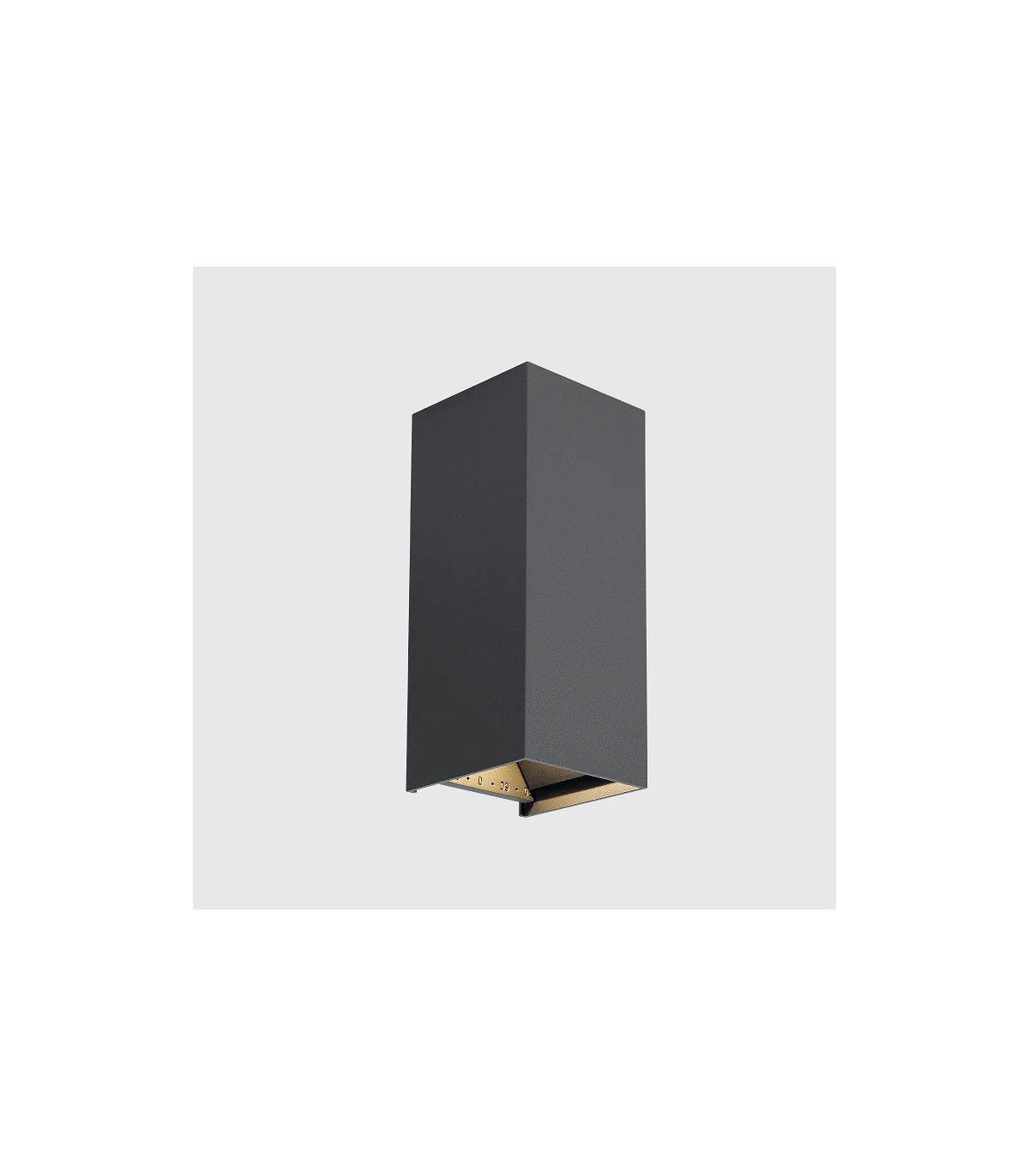 Aplique Led De Pared REX 10W 1180LM IP65 CCT Gris Antracita