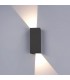 Aplique Led De Pared REX 10W 1180LM IP65 CCT Gris Antracita