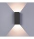Aplique Led De Pared REX 10W 1180LM IP65 CCT Gris Antracita