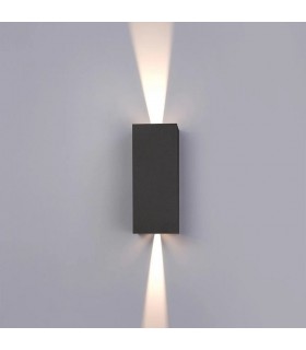 Aplique Led De Pared REX 10W 1180LM IP65 CCT Gris Antracita