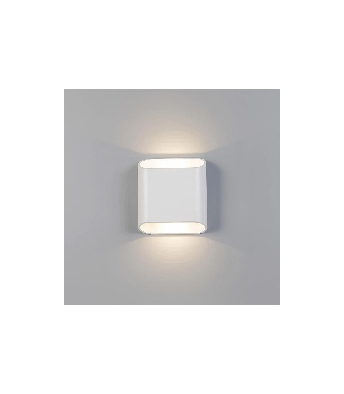 Aplique Led De Pared MAR 10W 1105LM IP65 CCT Blanco