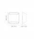 Aplique Led De Pared MAR 10W 1105LM IP65 CCT Blanco