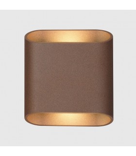 Aplique Led De Pared MAR 10W 1105LM IP65 CCT Óxido Corten