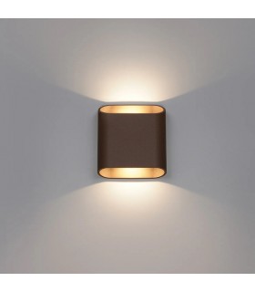 Aplique Led De Pared MAR 10W 1105LM IP65 CCT Óxido Corten