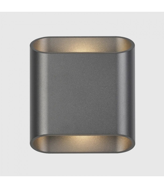 Aplique Led De Pared MAR 10W 1105LM IP65 CCT Gris Antracita