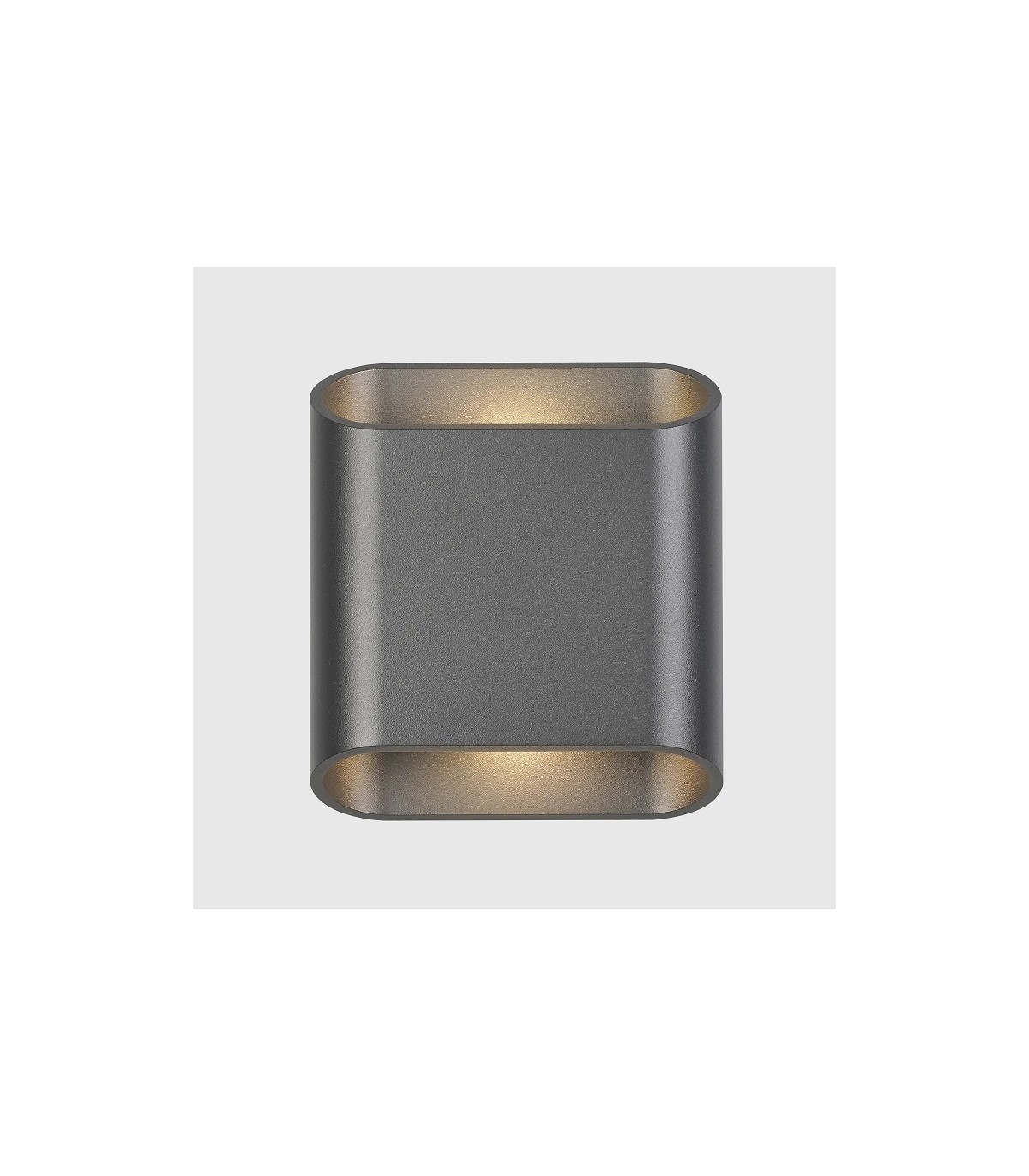 Aplique Led De Pared MAR 10W 1105LM IP65 CCT Gris Antracita