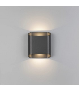 Aplique Led De Pared MAR 10W 1105LM IP65 CCT Gris Antracita