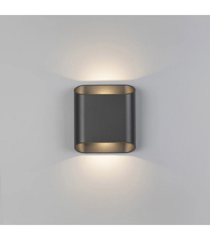 Aplique Led De Pared MAR 10W 1105LM IP65 CCT Gris Antracita