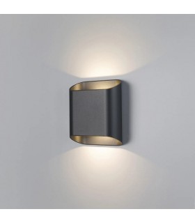Aplique Led De Pared MAR 10W 1105LM IP65 CCT Gris Antracita