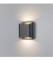 Aplique Led De Pared MAR 10W 1105LM IP65 CCT Gris Antracita