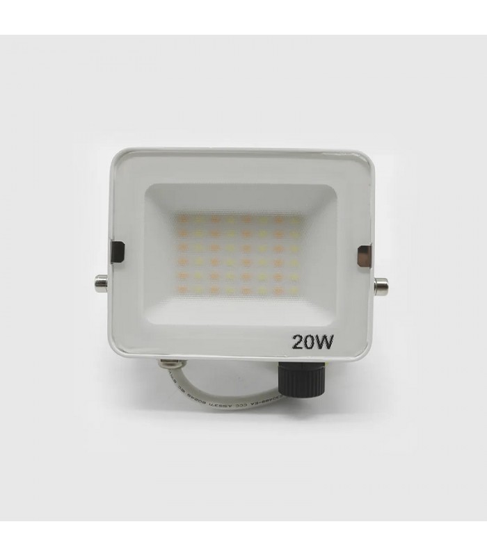 Proyector MAXLED Blanco 20W 1600Lm 120º IP65 CCT