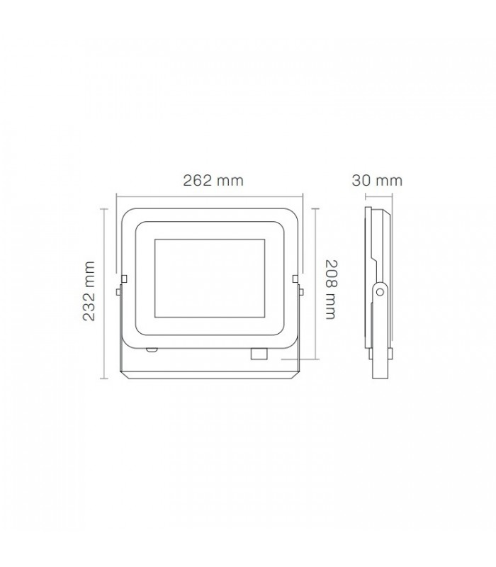 Proyector MAXLED Blanco 100W 8000Lm 120º IP65 CCT