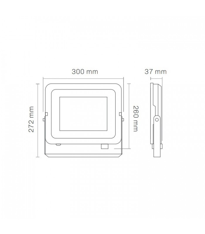 Proyector MAXLED Blanco 150W 12000Lm 120º IP65 CCT