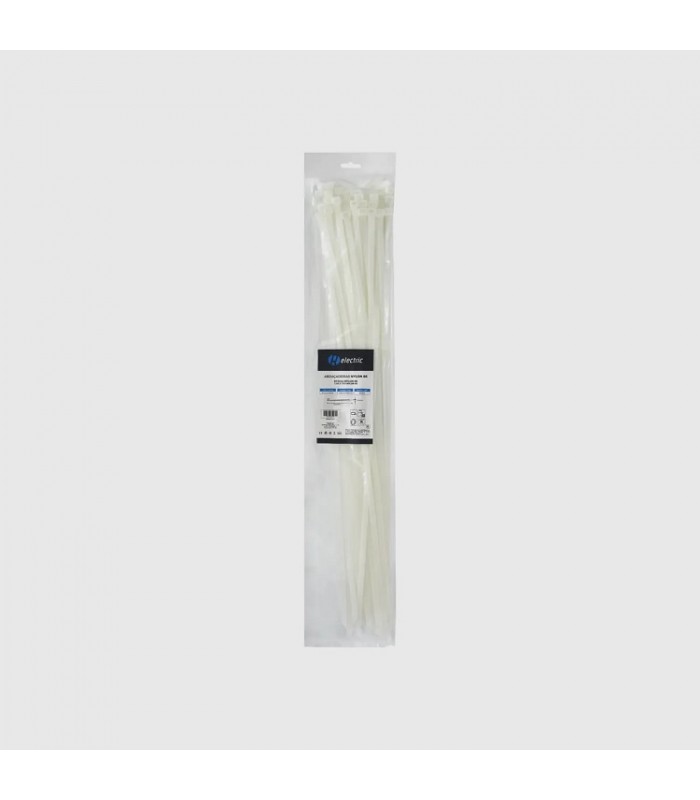 Bridas RELECTRIC NYLON66 700x8.8mm Blanco 100 Uds.