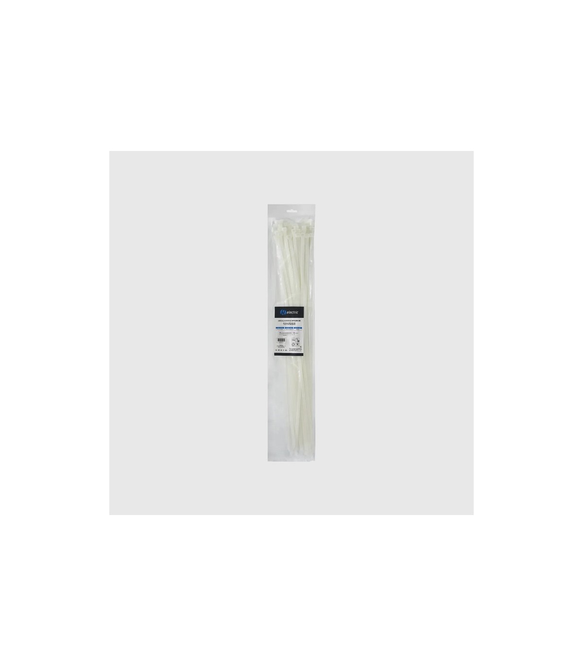 Bridas RELECTRIC NYLON66 700x8.8mm Blanco 100 Uds.
