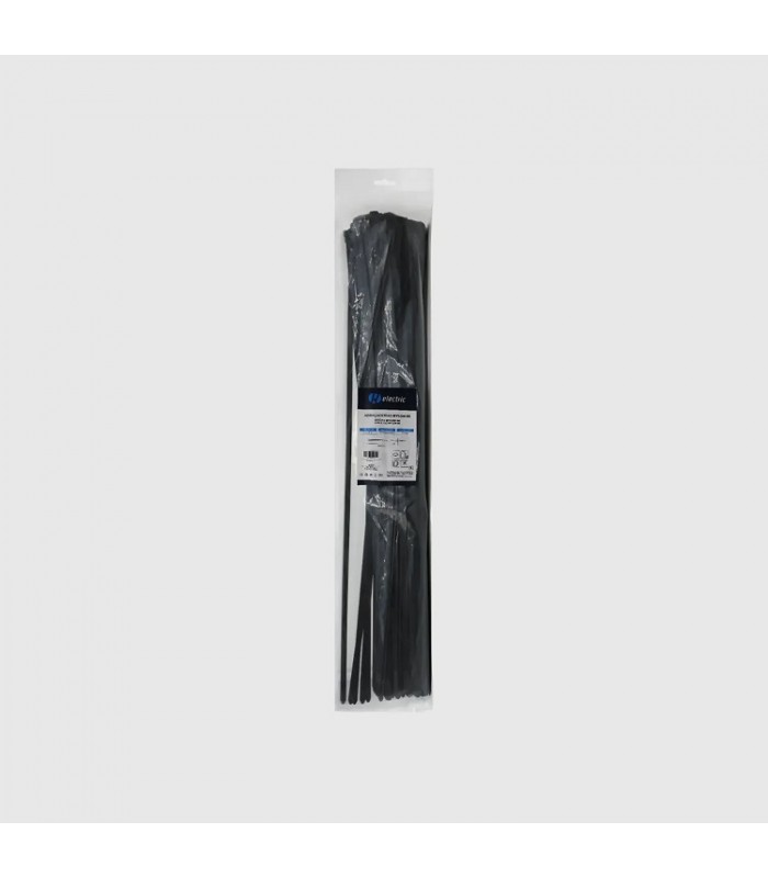 Bridas RELECTRIC NYLON66 900x8.8mm Negro 100 Uds.
