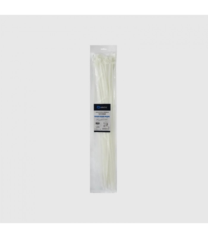 Bridas RELECTRIC NYLON66 900x8.8mm Blanco 100 Uds.