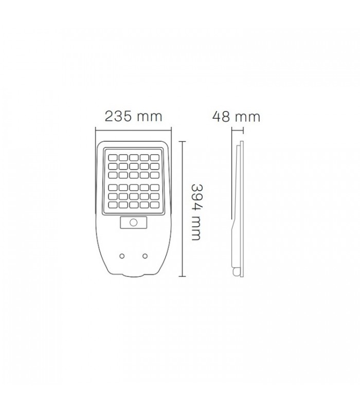 Farola Led Solar MAXLED 50W/5W 600Lm IP54