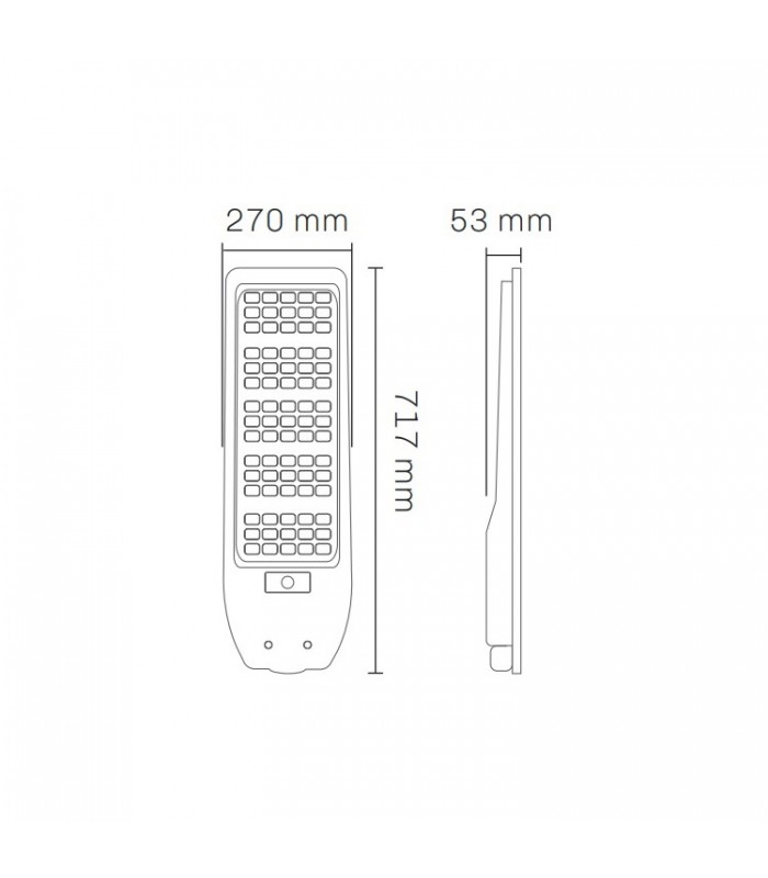 Farola Led Solar MAXLED 200W/20W 2000Lm IP54