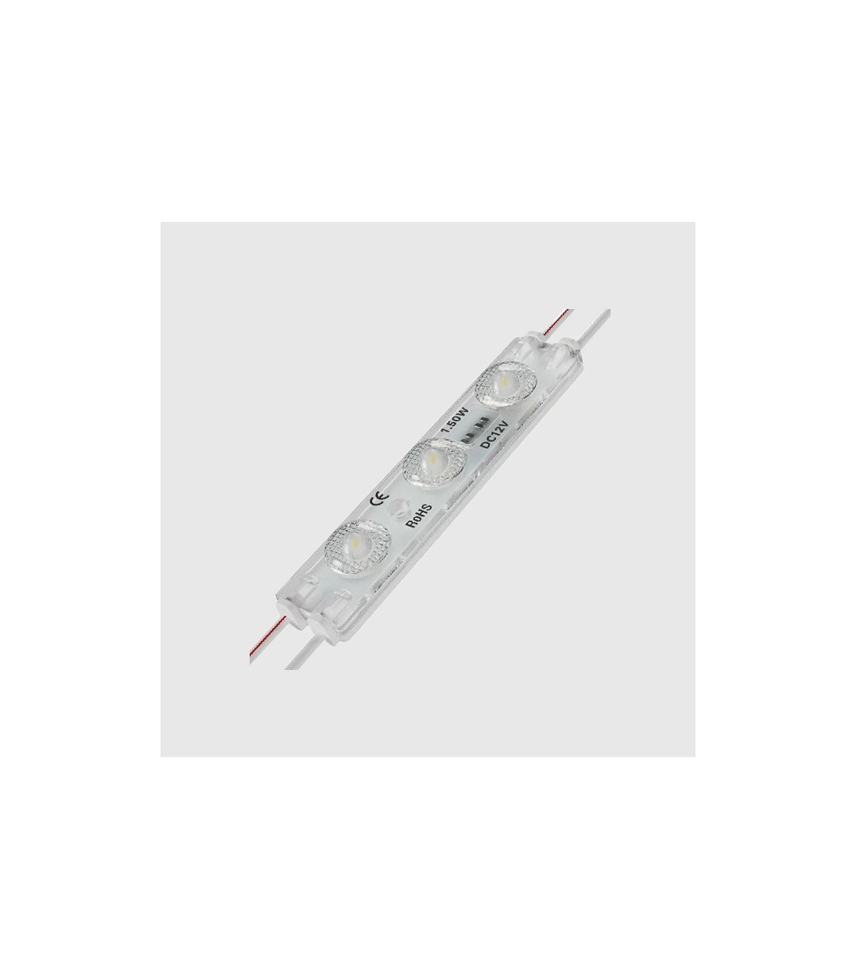 Módulo 3Led MAXLED 1.5W 200LM 175º 12VDC IP67