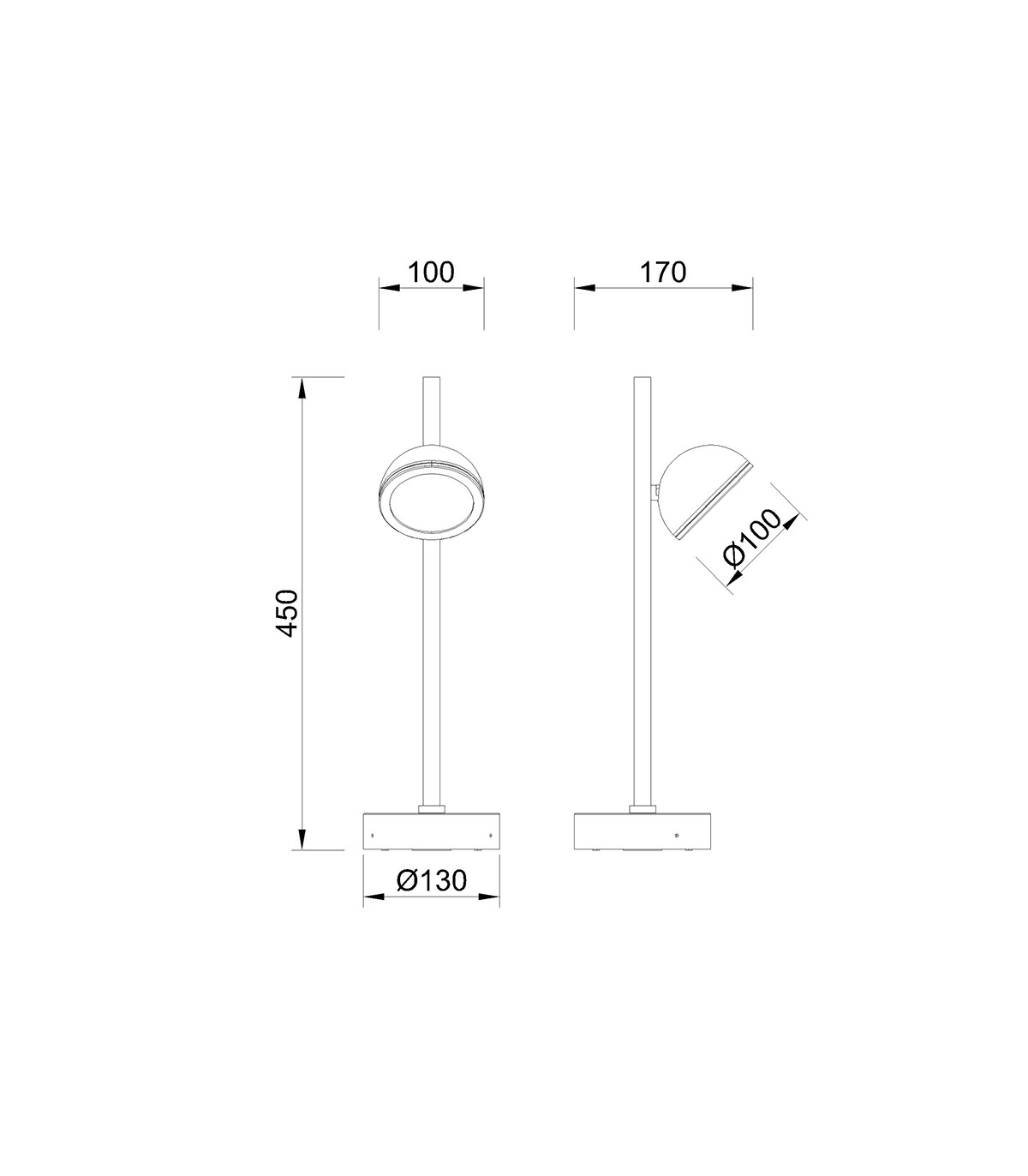 Sobremuro EVEREST 1xGX53 Blanco IP65