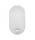 Aplique Led Oval RABAT Blanco con sensor 14W 1400Lm IP65 CCT