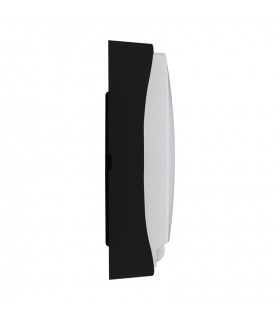 Aplique Led Oval RABAT Negro con sensor 14W 1400Lm IP65 CCT