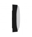 Aplique Led Oval RABAT Negro con sensor 14W 1400Lm IP65 CCT