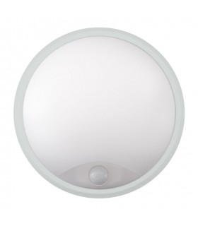 Aplique Led ACRA Blanco con sensor 14W 1400Lm IP65 CCT