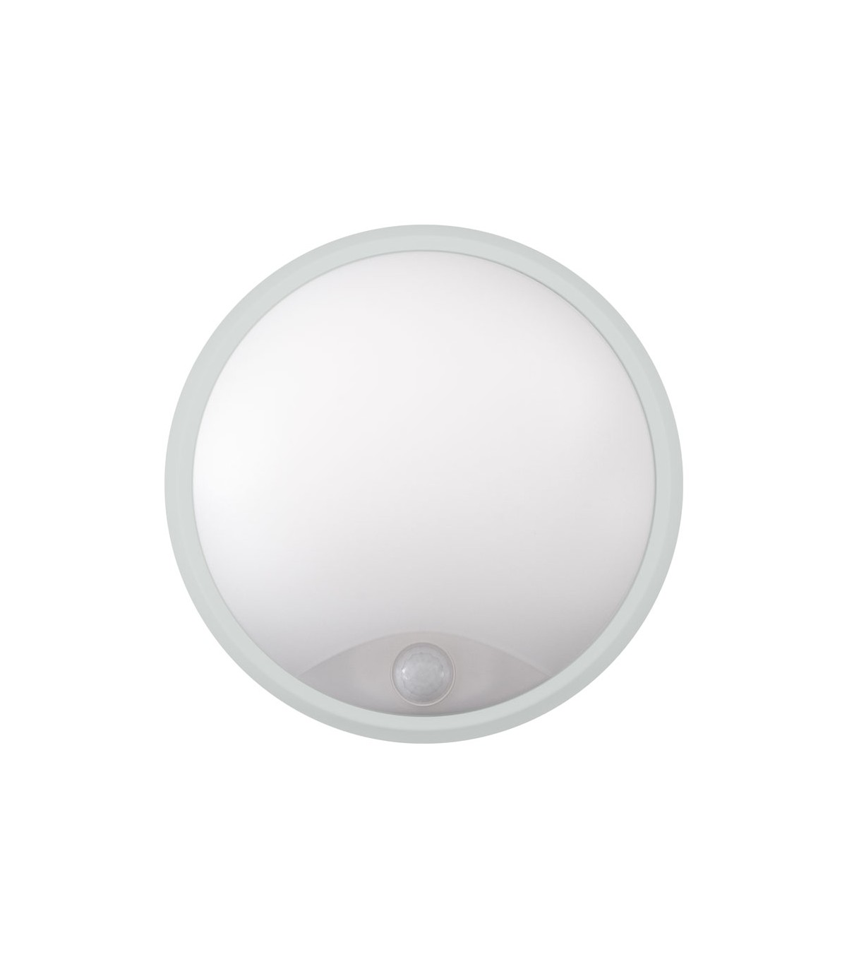 Aplique Led ACRA Blanco con sensor 14W 1400Lm IP65 CCT