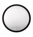 Aplique Led ACRA Negro con sensor 14W 1400Lm IP65 CCT